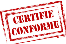 CERTIFICATION CONFORME