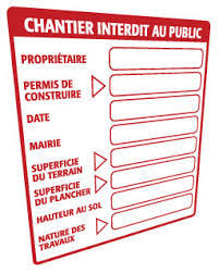 AFFICHAGE DU PERMIS DE CONSTRUIRE ET DE DÉCLARATIONS PRÉALABLE OU D'UNE ENQUÊTE PUBLIQUE